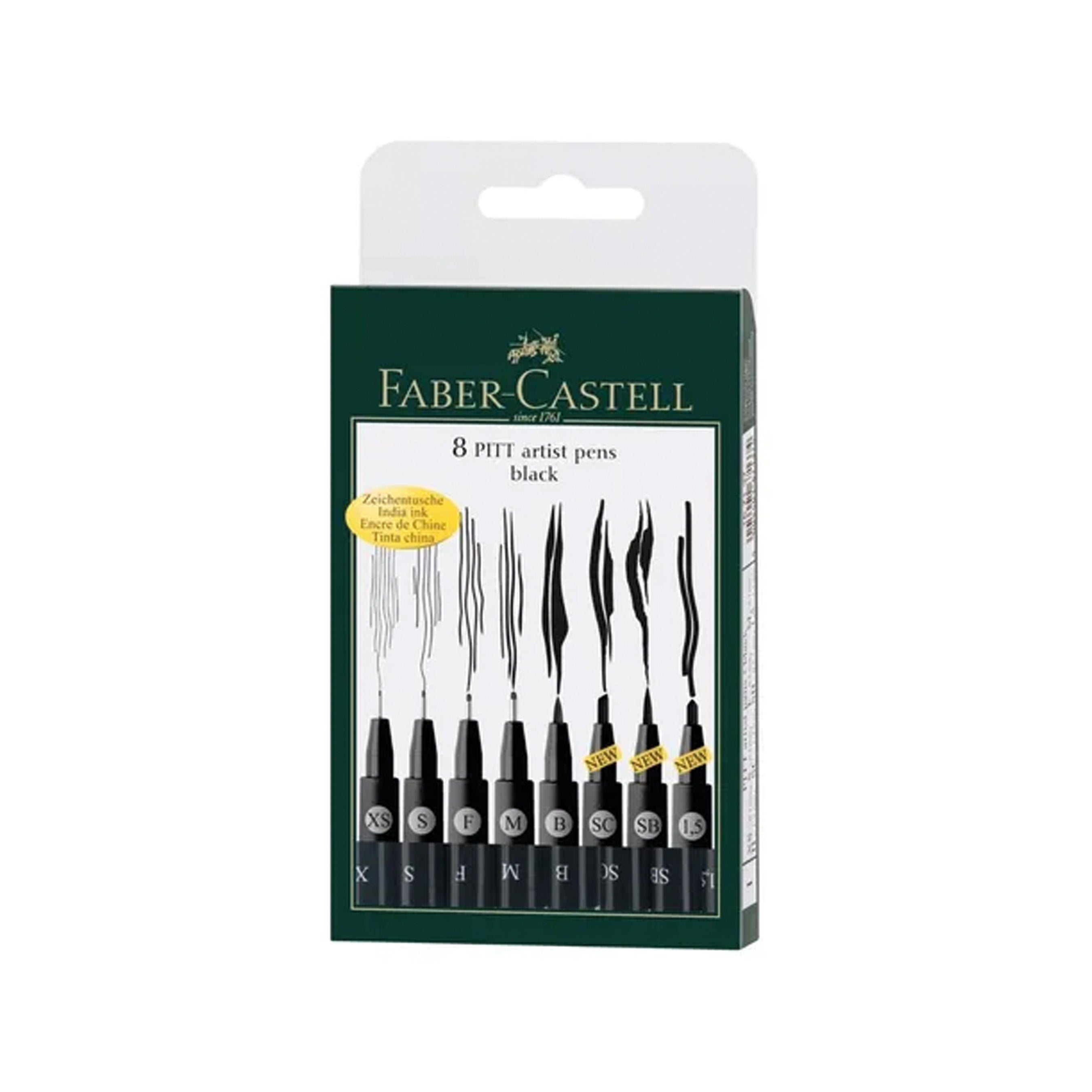 Marcadores Pitt Artist Pen x8 Faber Castell