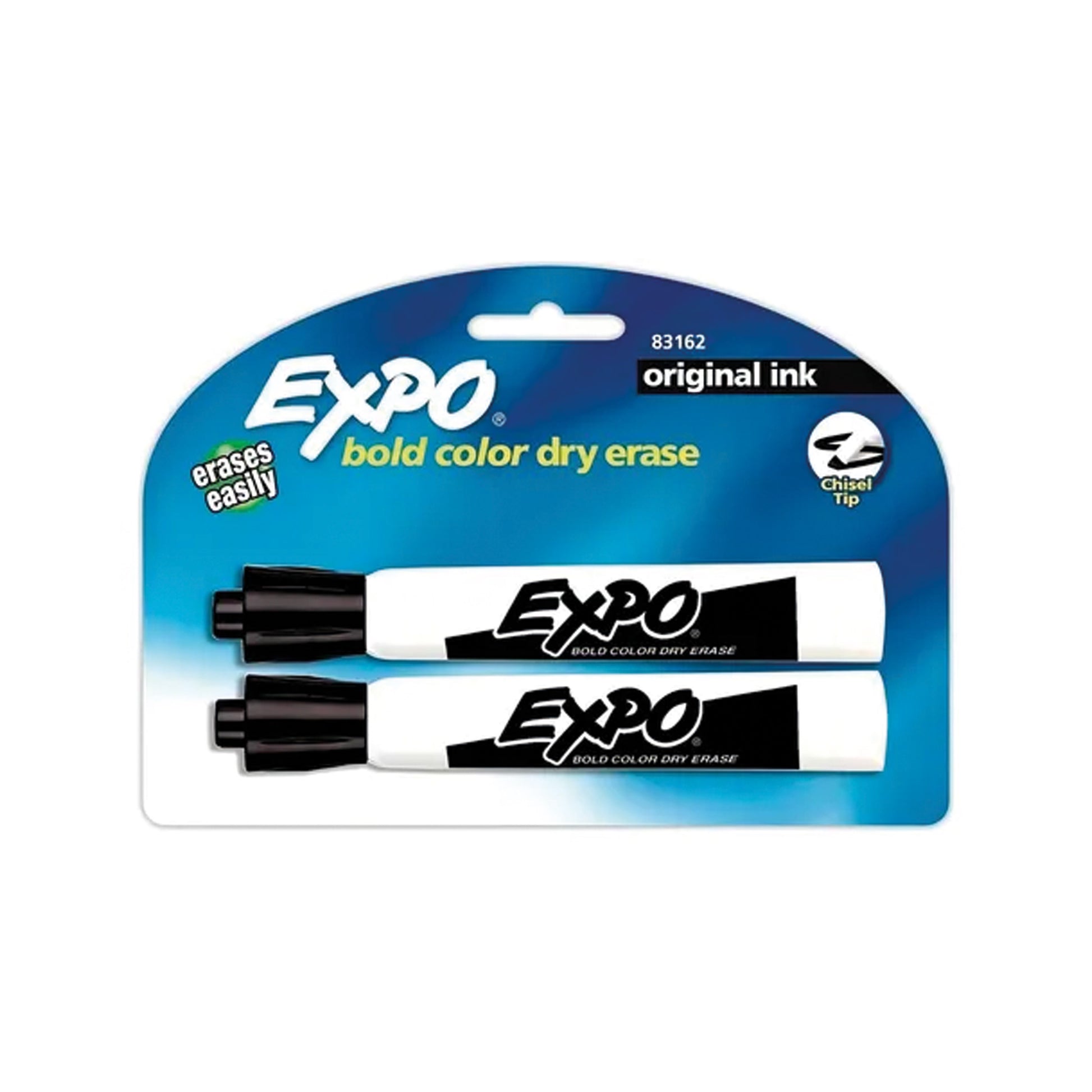 Marcador Borrable Negro x2 Expo