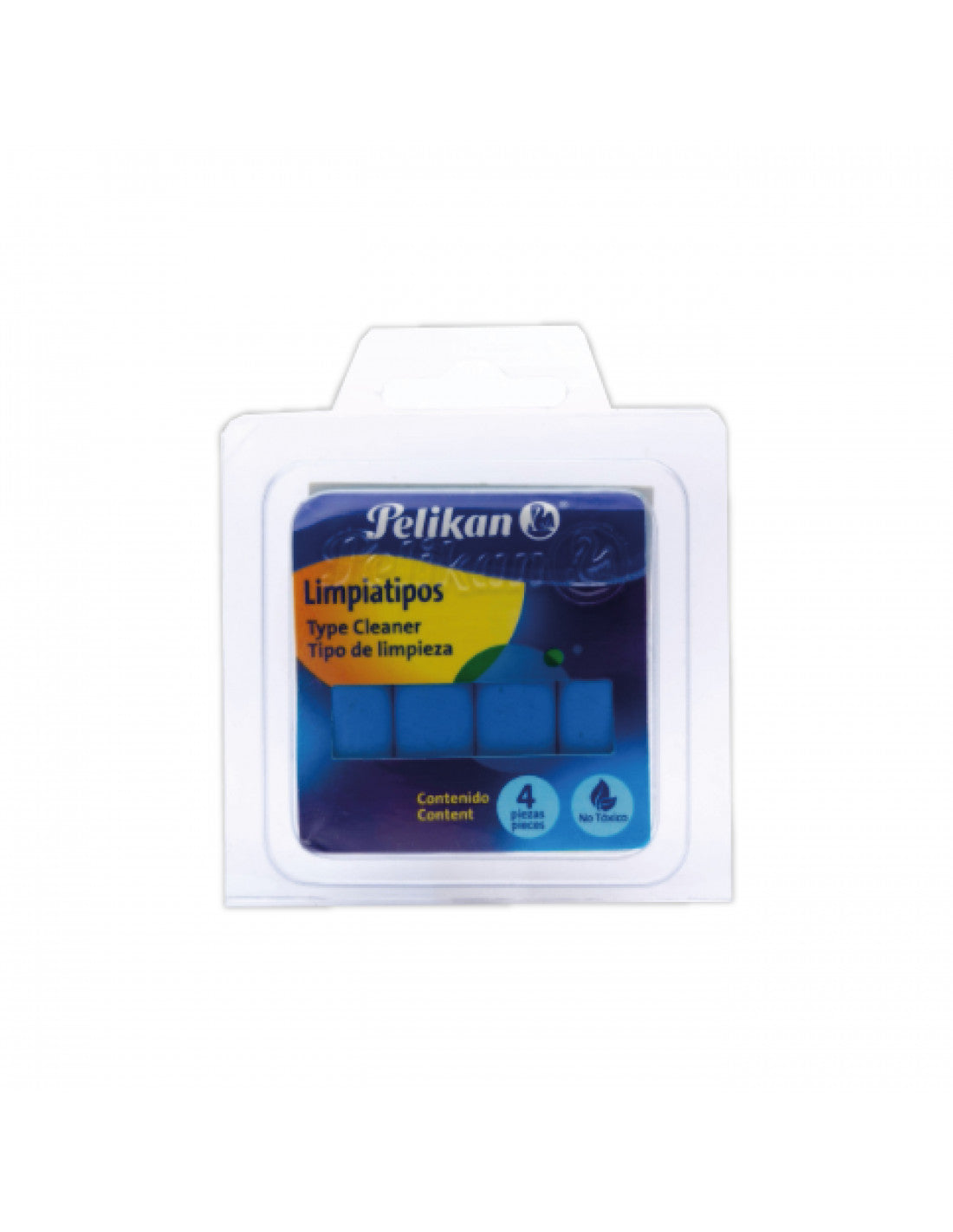 Pasta Limpiatipos x4 Azul Pelikan