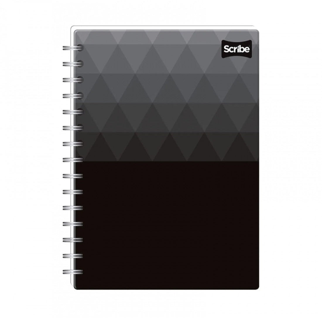 Cuaderno Argollado 5 Materias Pasta Dura 105 Sport Masculino 160 Hojas Rayado Scribe