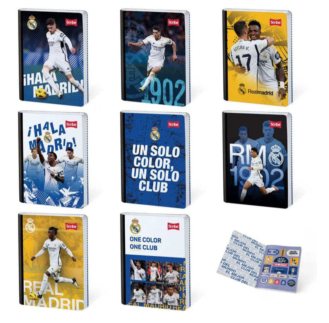 Cuaderno Cosido Rayado Real 50 Hojas Scribe