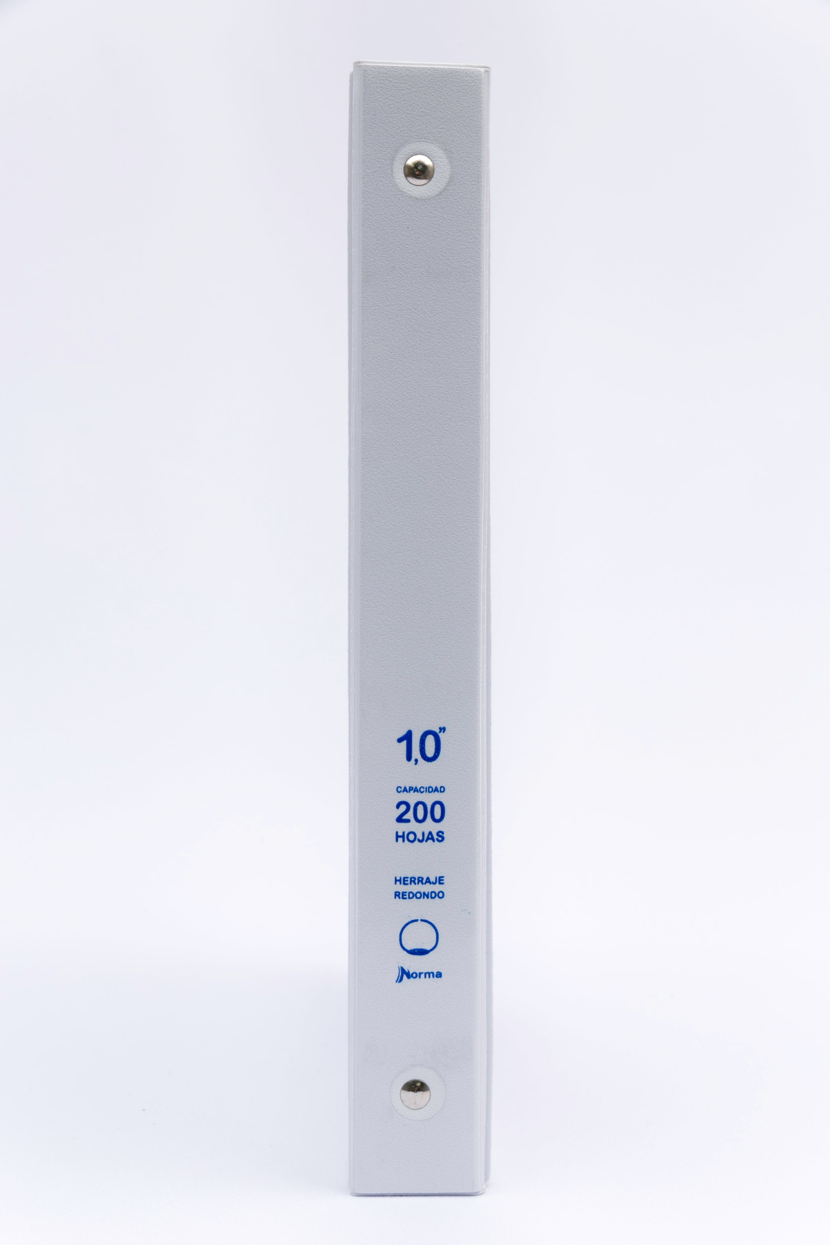 Pasta Catálogo Blanca Carta 1'' Redondo 3 Aros Norma