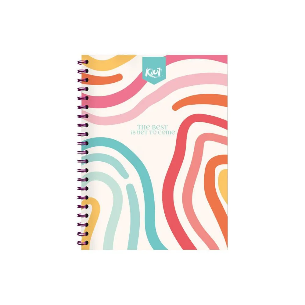 Cuaderno Argollado Durabook 5 Materias 160 Hojas Cuadriculado Kiut