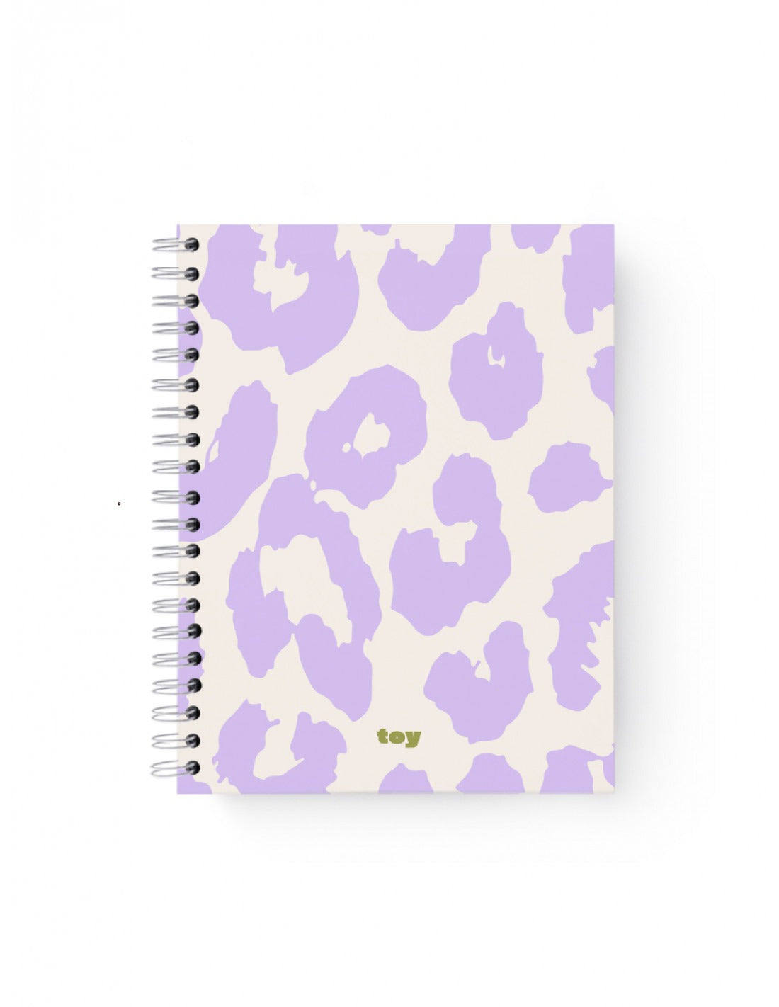 Cuaderno 5 Materias Animal Print Lila Mixto