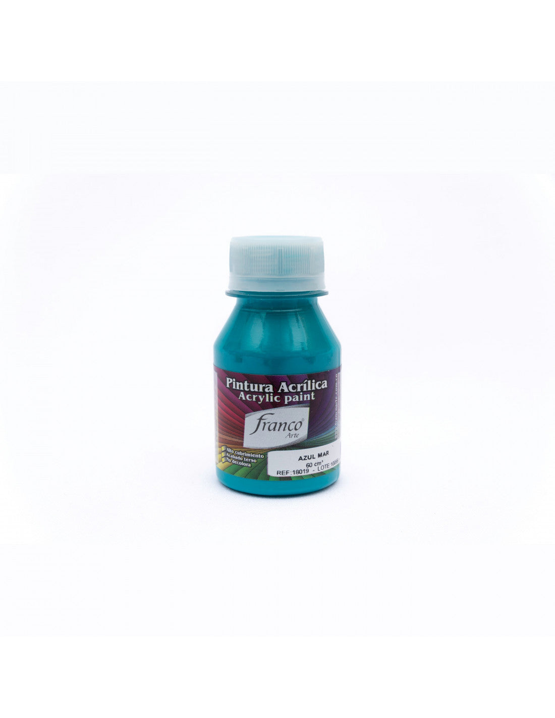 Pintura Acrílica Al Frío 60 ml Azul Mar Franco Arte