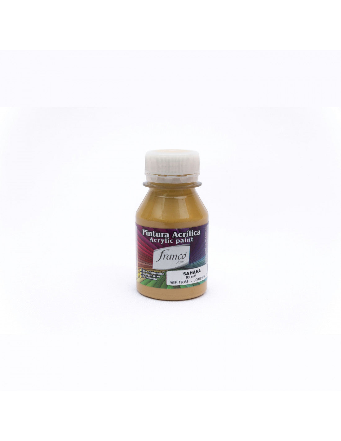 Pintura Acrílica Al Frío 60 ml Sahara Franco Arte