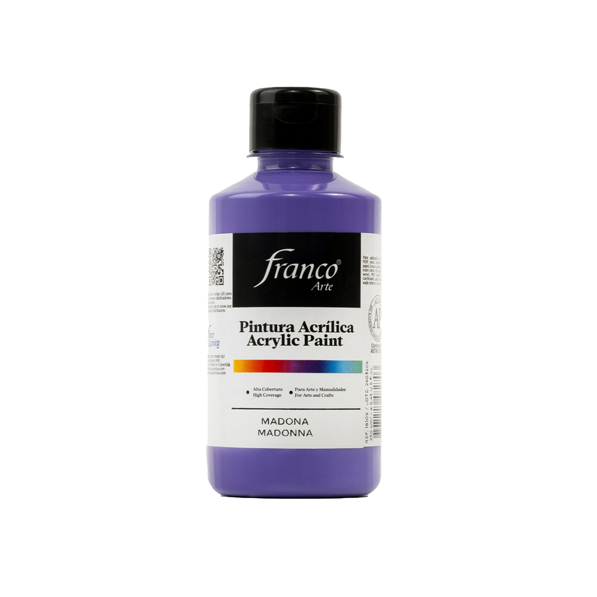 Pintura Acrílica Al Frío 250 ml Madona Franco Arte