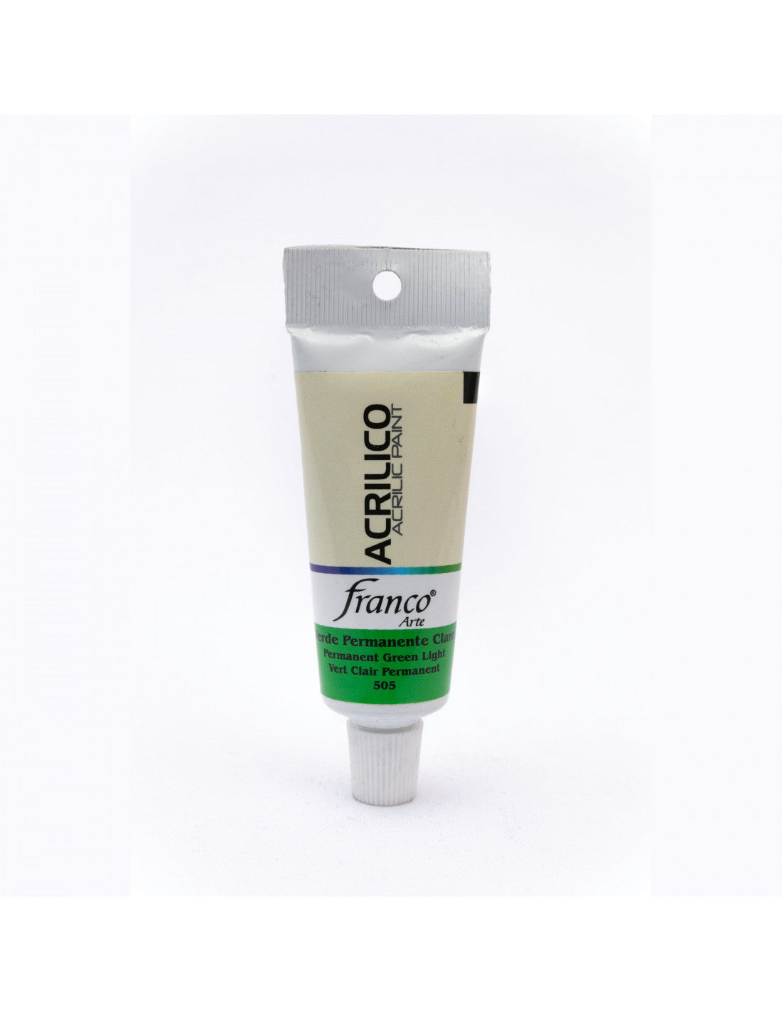 Acuarela 15 ml Verde Permanente Claro Franco Arte