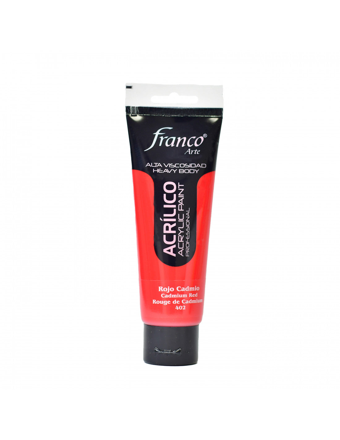 Acrílico 100 ml Rojo Cadmio Franco Arte