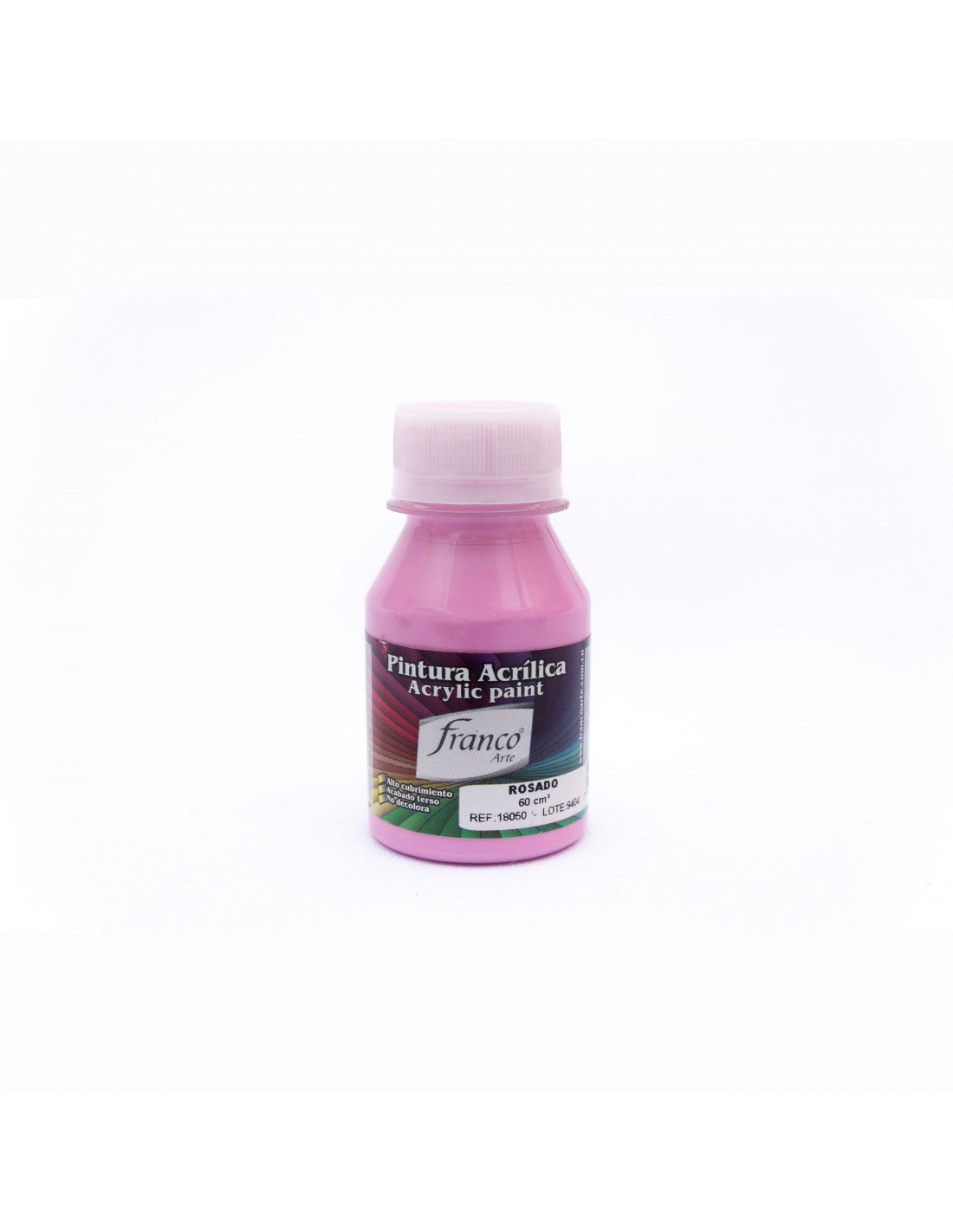 Pintura Acrílica Al Frío 60 ml Rosado Franco Arte