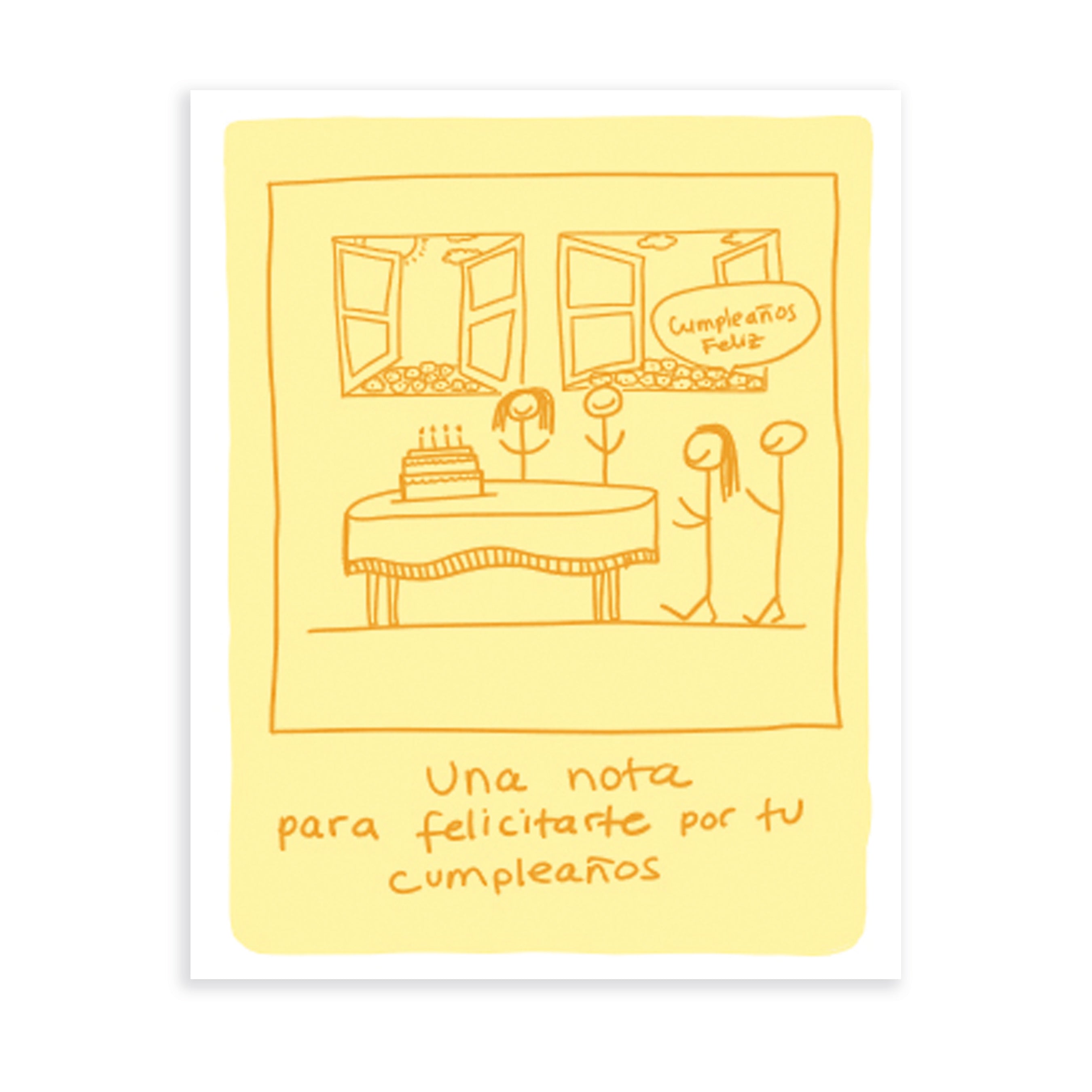 Tarjeta Cena De Cumpleaños