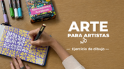 Ejercicio fácil y rápido de mindfulness para hacer en tu sketchbook
