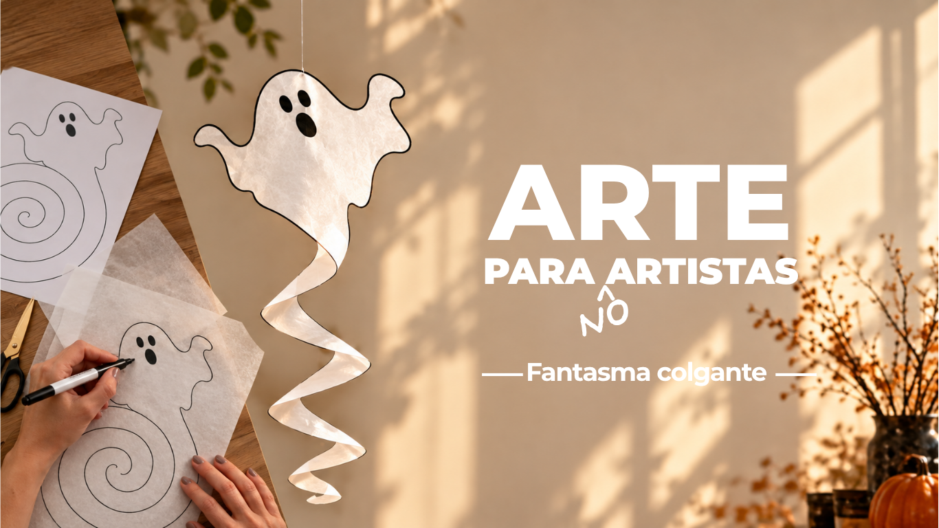 Cómo hacer fantasmas de papel para Halloween: decoración fácil para colgar
