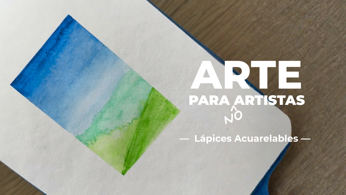 3 ejercicios fáciles con lápices acuarelables (ideal para empezar) | Arte para no artistas