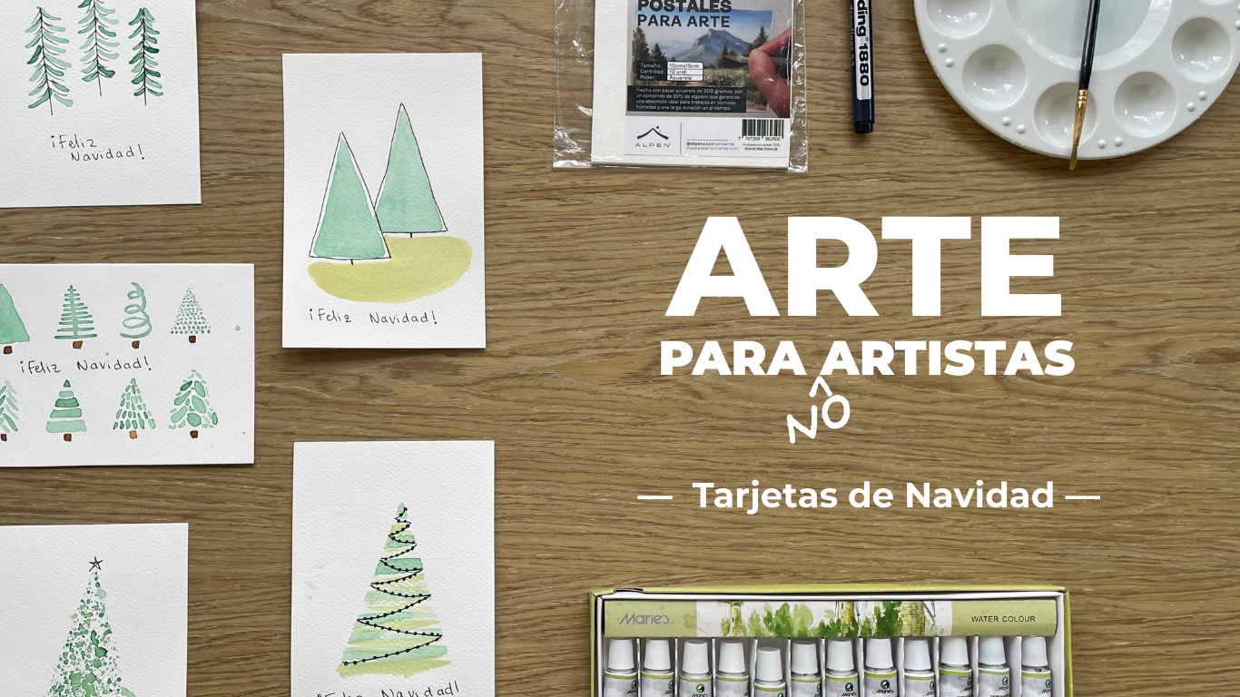 5 formas de pintar árboles de Navidad en acuarela | Arte para no artistas