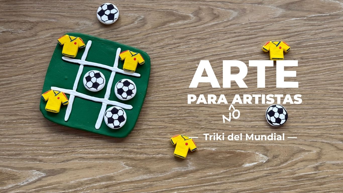 Cómo hacer un triki del mundial en porcelanicrón (manualidad fácil paso a paso)