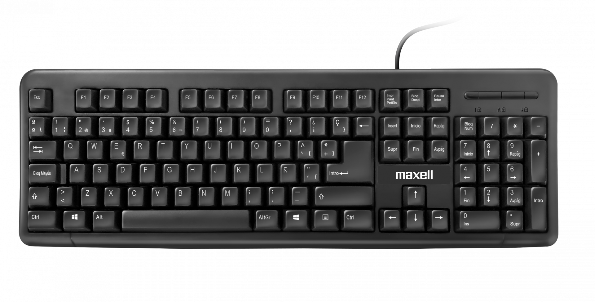 Teclado Alámbrico Basico KB-90 Maxell