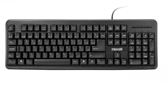 Teclado Alámbrico Basico KB-90 Maxell