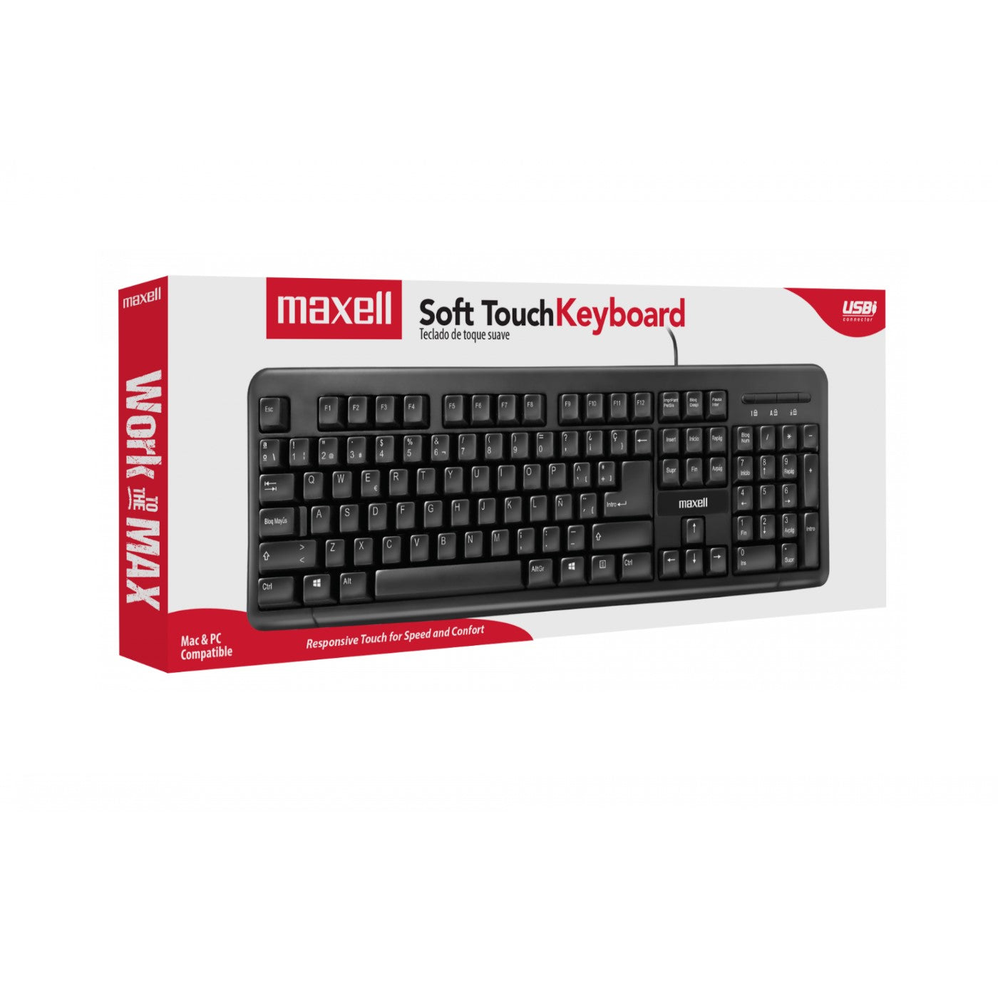 Teclado Alámbrico Basico KB-90 Maxell