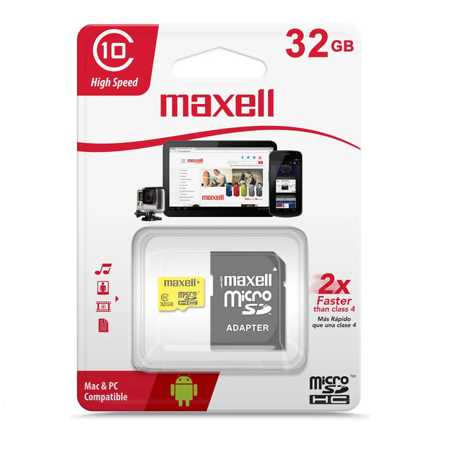 Micro Sd Memoria 32 GB Class 10 Maxell