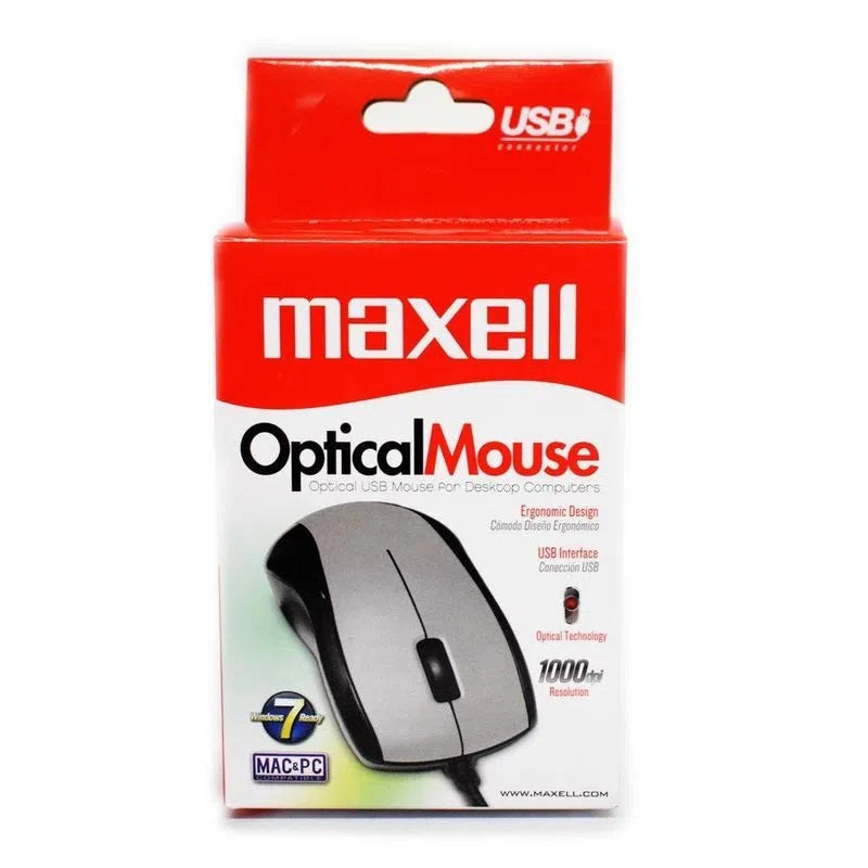 Mouse MOWR-101 Optical Silver Maxell