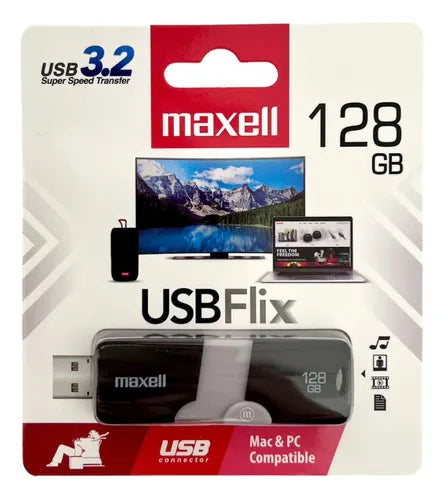Memoria USB Flix 128 GB Maxell