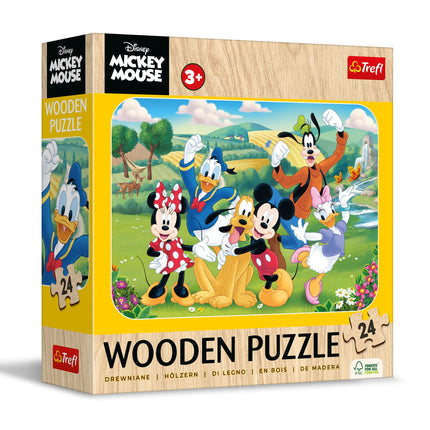 Rompecabezas Infantil En Madera 24 Piezas Mickey | Ronda
