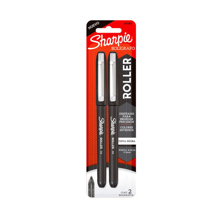 Bolígrafo Roller Sharpie 0.5 mm Negro – Pack x2