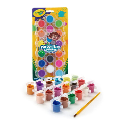 Mini Pinturitas Lavables x 18 Crayola