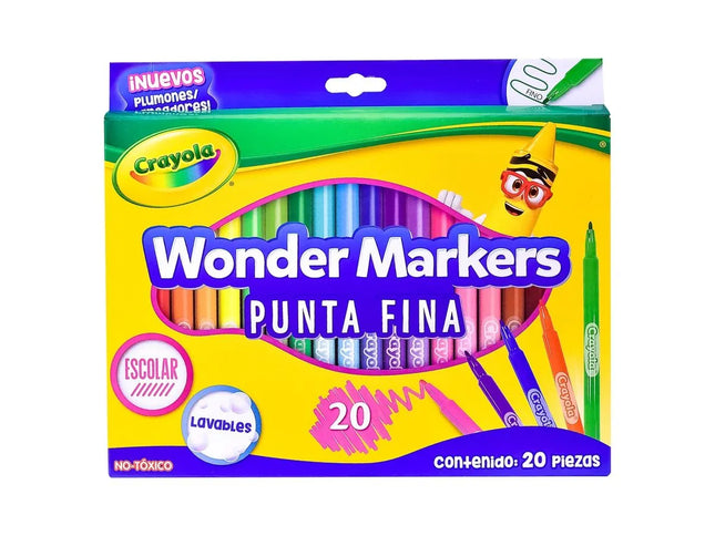Marcadores Punta Fina Crayola x20 – Colores Clásicos
