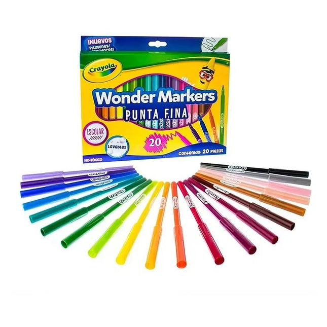 Marcadores Punta Fina Crayola x20 – Colores Clásicos
