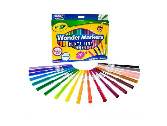 Marcadores Punta Fina Crayola x20 – Colores Clásicos