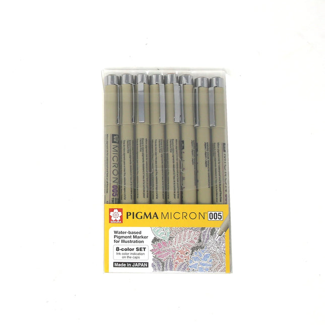 Set Pigma Micron x8 Colores | Sakura