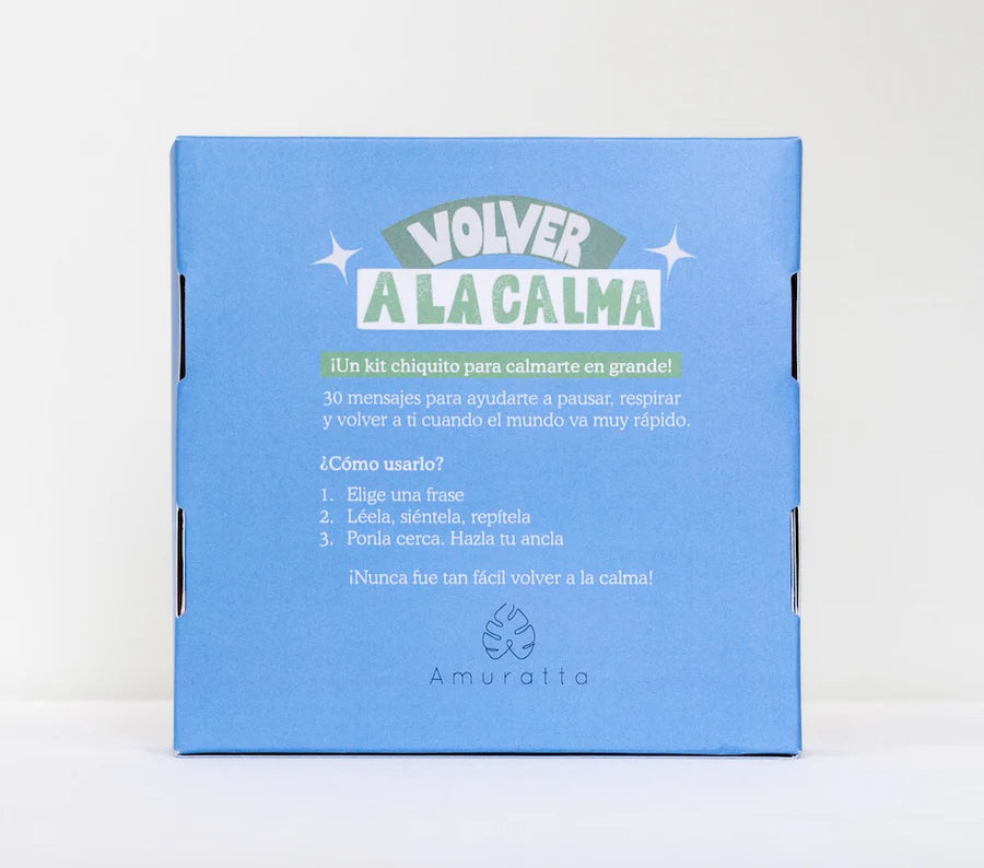 Cartas Para Volver A La Calma | Amuratta