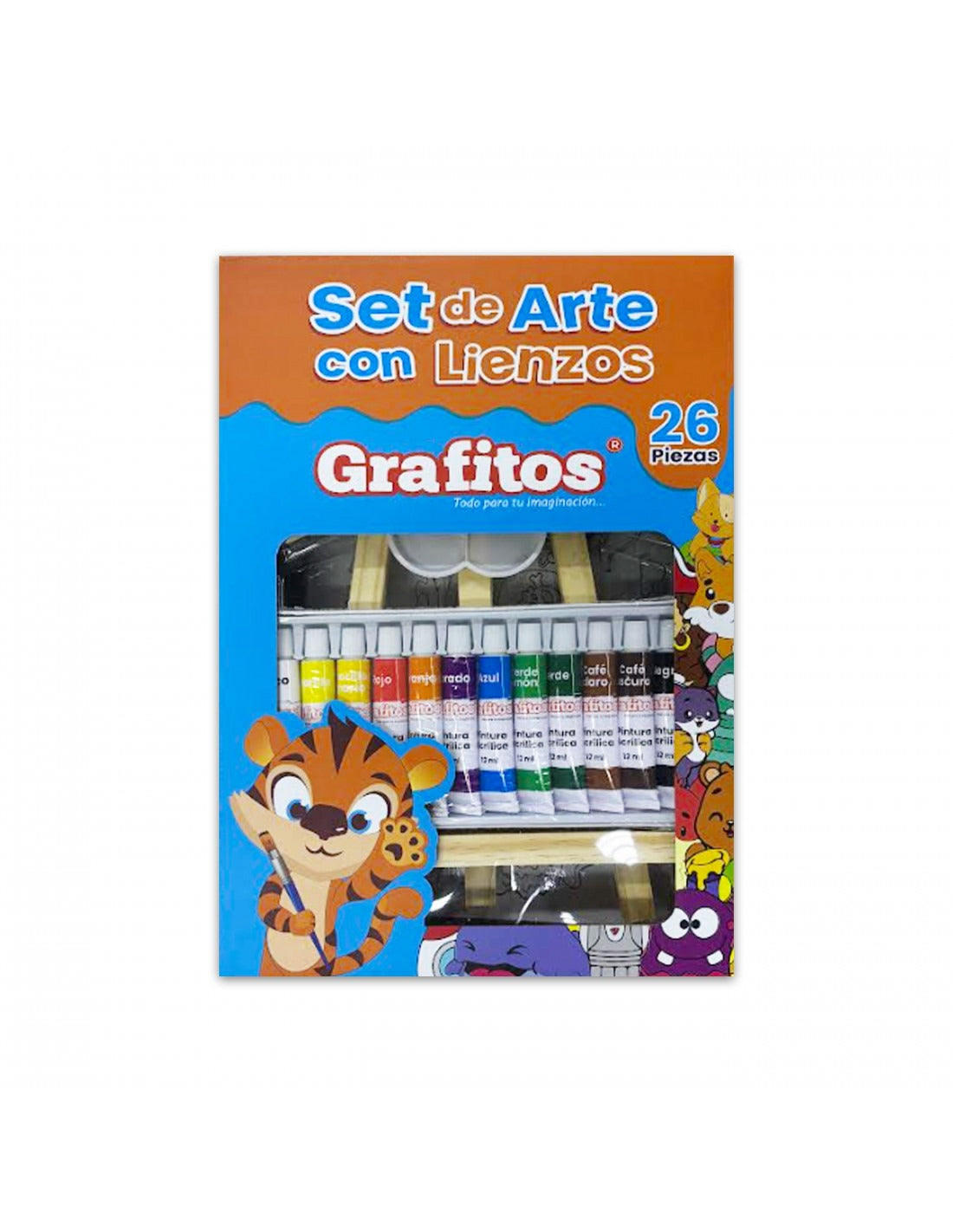 Set De Arte Con Lienzos