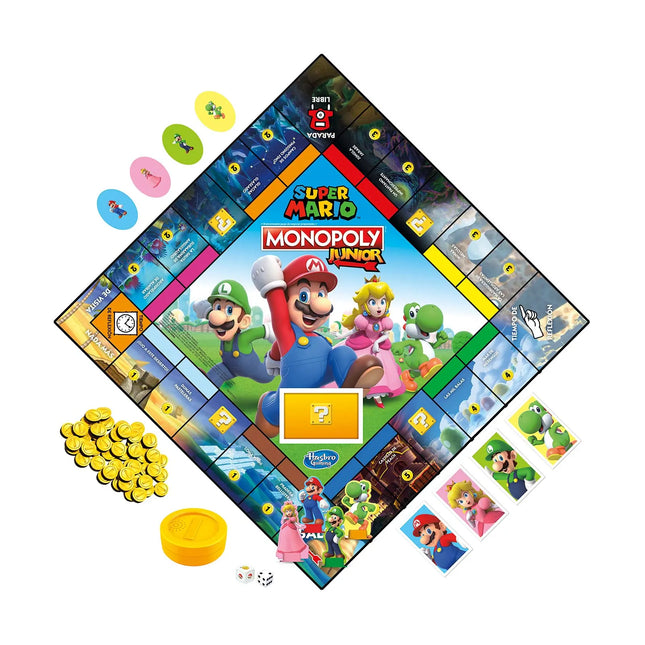 Juego De Mesa Monopoly Junior Super Mario | Hasbro