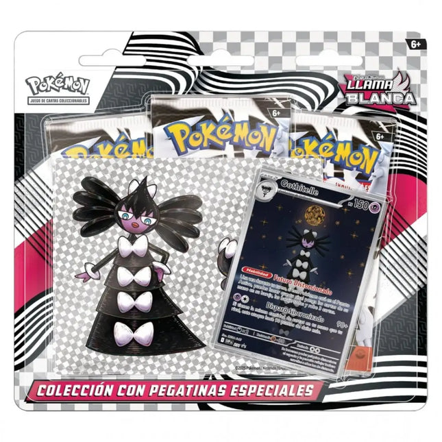 Cartas Pokémon Llama Blanca Gothitelle Con Calcomanías Y Carta Promo | Pokémon