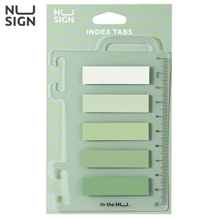 Notas Adhesivas Index Set x5 Degradé Nusign Verde