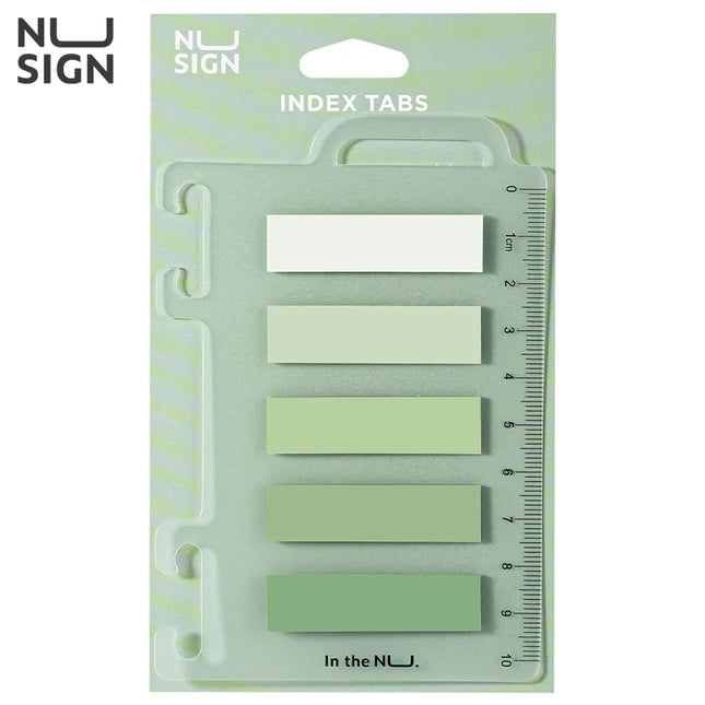 Notas Adhesivas Index Set x5 Degradé Nusign Verde