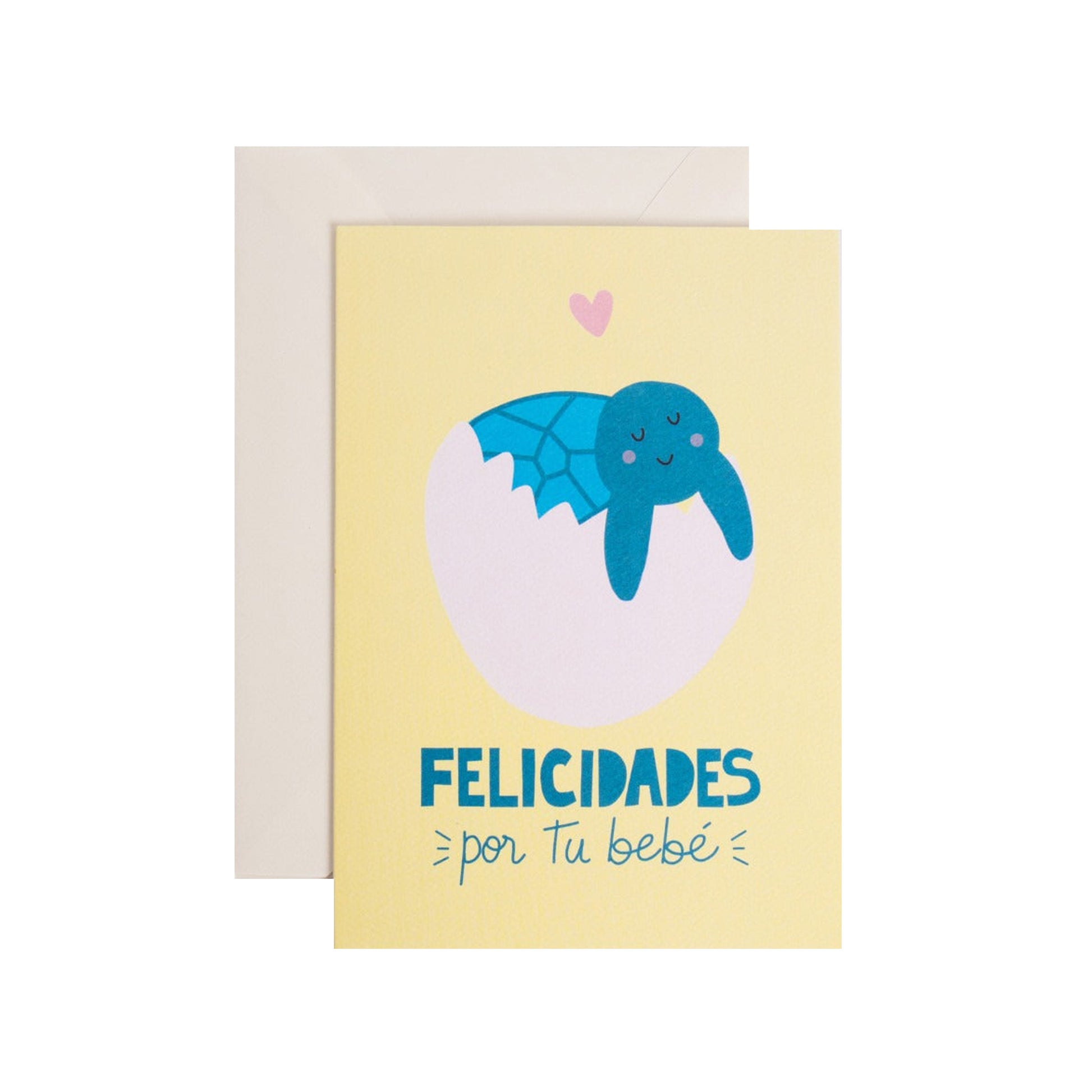 Tarjeta De Regalo Afable Felicitación Por Bebe