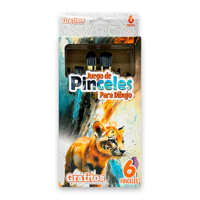 Set De Pincel Surtido x6 | Grafitos