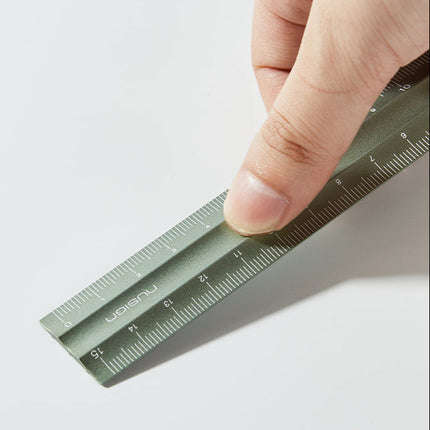 Regla Metálica 15 cm Nusign Verde