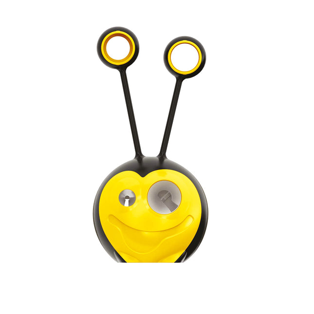 Sacapuntas Maped Abeja con 2 orificios y depósito, diseño infantil divertido para lápices estándar y jumbo.