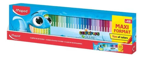 Plumones Lavables Ocean x48 | Maped