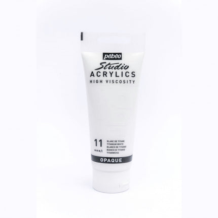 Acrílico Pebeo Studio 100 ml Blanco de Titanio