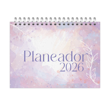 Planeador 2026 Colores Pastel 33x24 cm | Pinzell