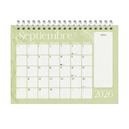 Planeador 2026 Colores Pastel 33x24 cm | Pinzell