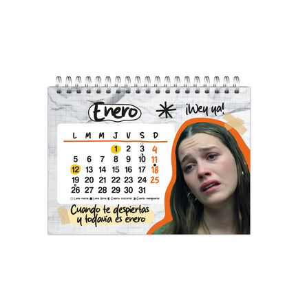 Calendario De Mesa 2026 Memes | Pinzell