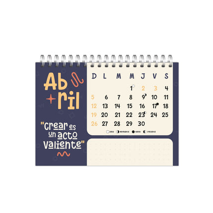 Calendario De Mesa 2026 Inspirarte | Pinzell