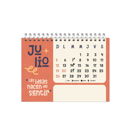 Calendario De Mesa 2026 Inspirarte | Pinzell